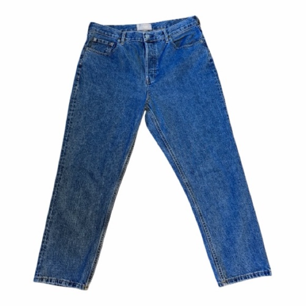 Everlane Blue High-Rise Ankle Jeans